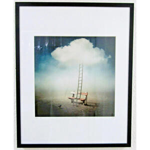 Sarolta Ban Cloudladder No. 531 Digital Photo Manipulation Framed behind Glass